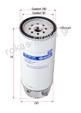 Fuel water separator filter SFR9001FWB with bowl [SFR9001FWB]